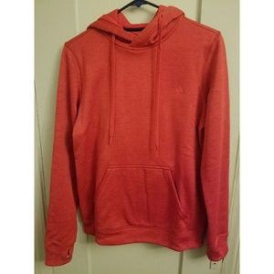 Red adidas hoodie